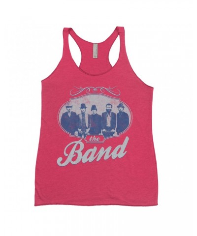 $14.19 The Band Ladies' Tank Top | Filigree Framed Photo Design Distressed Shirt Shirts