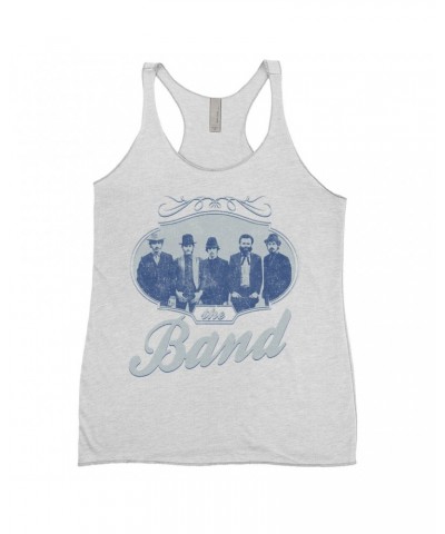 $14.19 The Band Ladies' Tank Top | Filigree Framed Photo Design Distressed Shirt Shirts