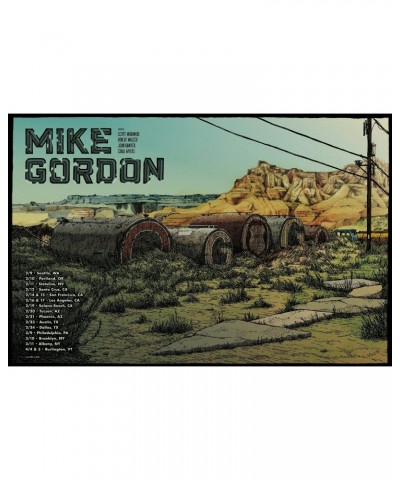 $10.00 Mike Gordon Winter 2018 Tour Poster Decor