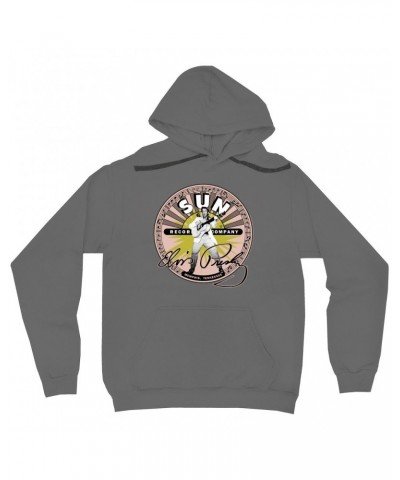 $13.18 Elvis Presley Sun Records Hoodie | SIgnature With Burst Sun Records Hoodie Sweatshirts