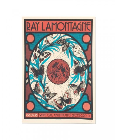 $10.50 Ray LaMontagne The Ouroboros Tour 2016 - Greensboro NC Poster Decor