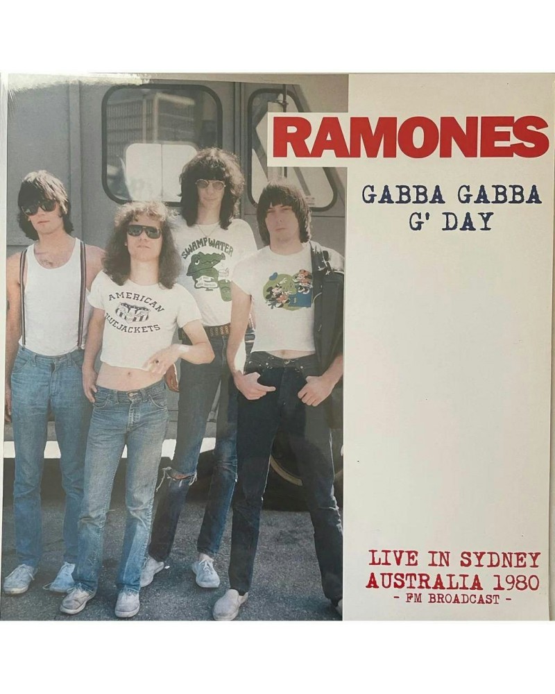 $8.33 Ramones Gabba Gabba G' Day: Live In Sidney Australia - FM Broadcast Vinyl Record Vinyl