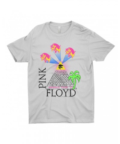 $10.73 Pink Floyd T-Shirt | Neon Animals Tour '77 Design Shirt Shirts