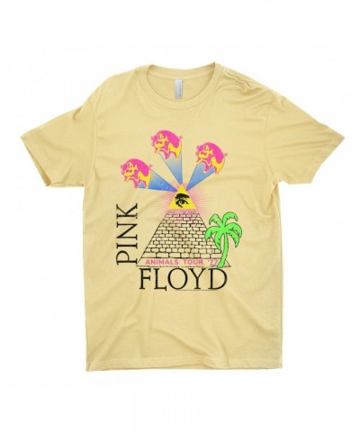 $10.73 Pink Floyd T-Shirt | Neon Animals Tour '77 Design Shirt Shirts