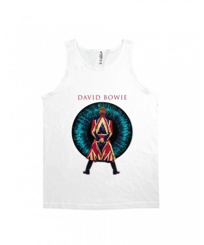 $9.98 David Bowie Unisex Tank Top | Live And Well Eye Image Shirt Shirts