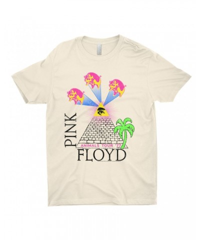 $10.73 Pink Floyd T-Shirt | Neon Animals Tour '77 Design Shirt Shirts