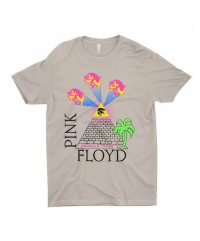 $10.73 Pink Floyd T-Shirt | Neon Animals Tour '77 Design Shirt Shirts