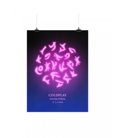 $17.60 Coldplay HIGHER POWER - LITHOGRAPH Decor