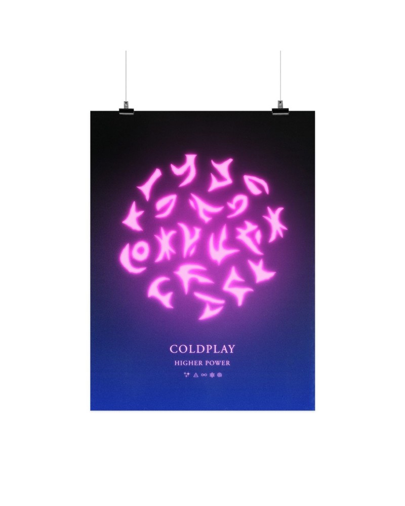 $17.60 Coldplay HIGHER POWER - LITHOGRAPH Decor