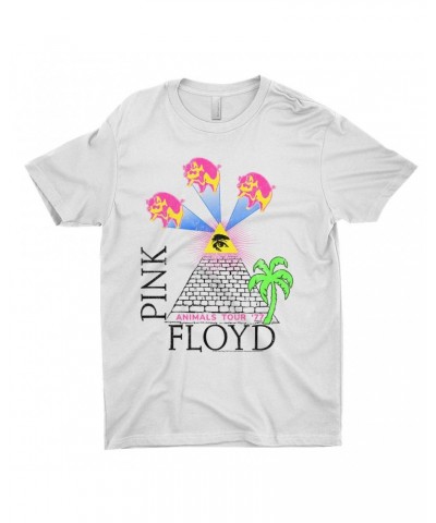 $10.73 Pink Floyd T-Shirt | Neon Animals Tour '77 Design Shirt Shirts