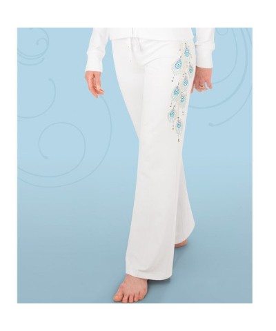 $23.00 Elvis Presley Women’s Sparkling Peacock Spa Pants Pants