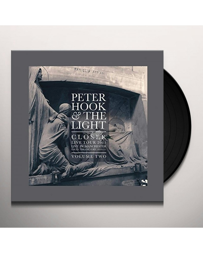 $12.39 Peter Hook and The Light CLOSER: LIVE IN MANCHESTER VOL.2 (140G GREY VINYL) Vinyl Record Vinyl