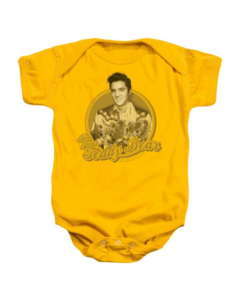 $7.20 Elvis Presley Baby Onesie | TEDDY BEAR Infant Snapsuit Kids