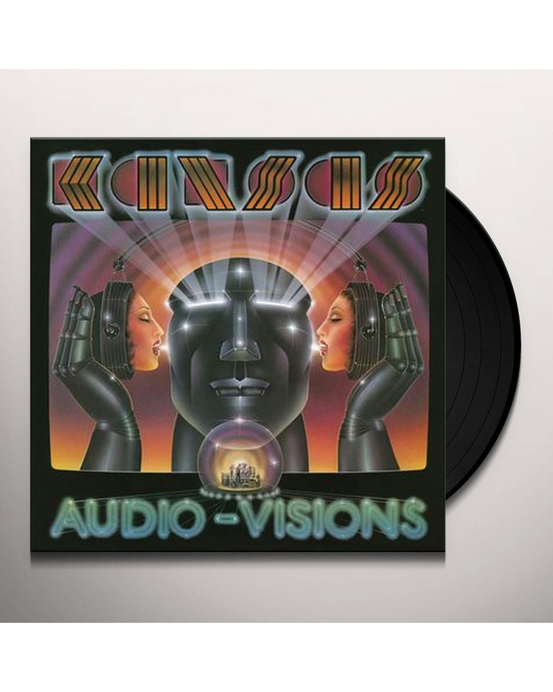 $19.00 Kansas AUDIO VISIONS - 180 Gram Blue & Black Colored Vinyl Record Vinyl