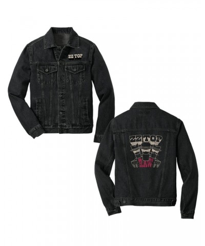 $71.75 ZZ Top Raw Black Denim Jacket Outerwear