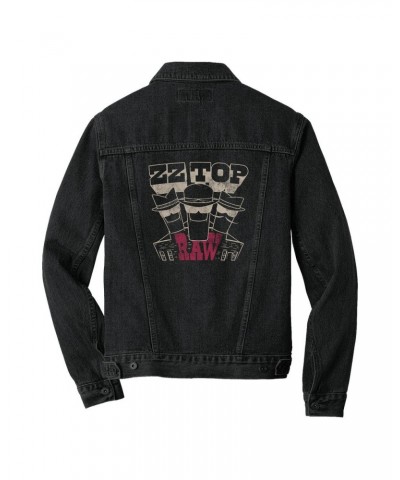 $71.75 ZZ Top Raw Black Denim Jacket Outerwear