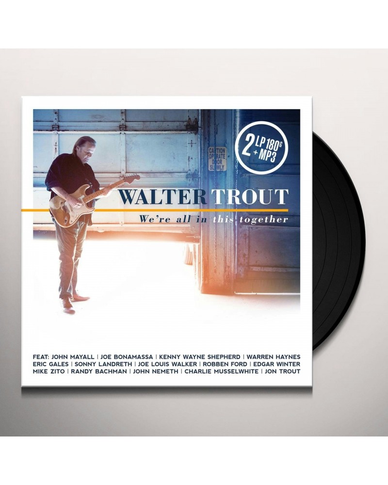 $16.20 Walter Trout WE'RE ALL IN THIS TOGETHER Vinyl Record Vinyl