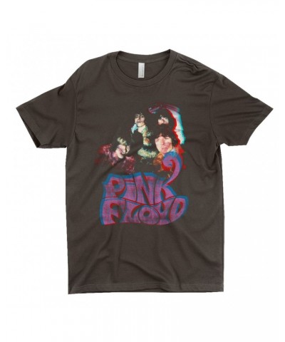 $8.98 Pink Floyd T-Shirt | Retro Group Photo And Logo Shirt Shirts