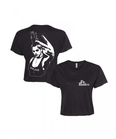 $12.00 The Distillers Deuces Womens Crop Tee Shirts