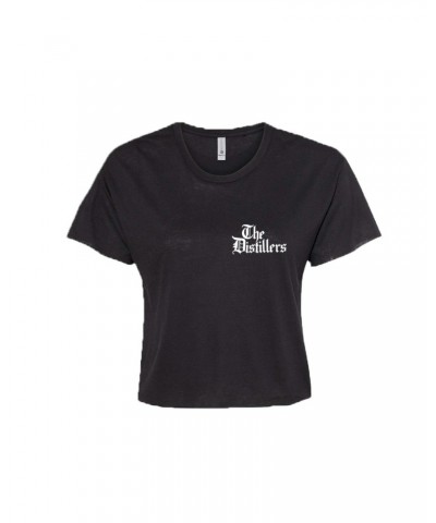 $12.00 The Distillers Deuces Womens Crop Tee Shirts