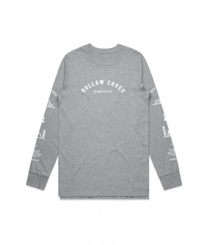 $15.20 Hollow Coves Wanderlust Grey Longsleeve Shirts